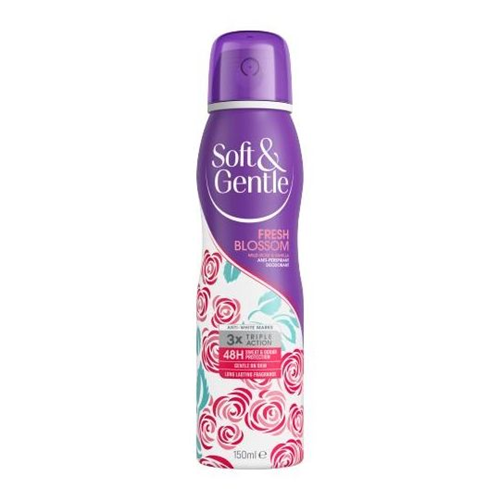 Buy Soft & Gentle Fresh Blossom Deodorant 150ml - Premium Quality Toiletries Online - Product Image Buy Soft & Gentle Fresh Blossom Deodorant 150ml - Premium Quality Toiletries Online - Product Image
